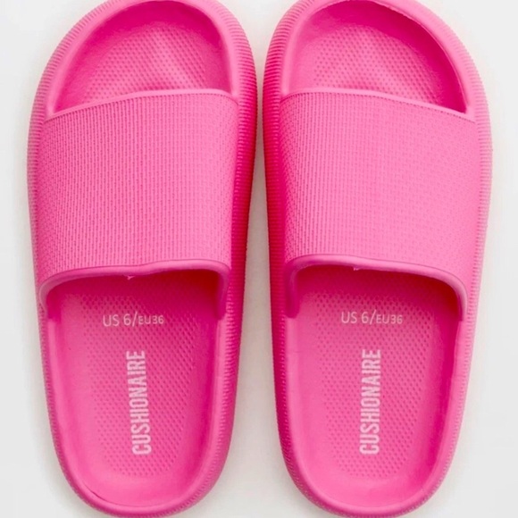 Cushionaire Shoes - Kids Pink Slide Sandals